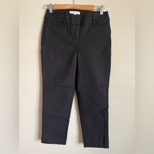 Loft capri length dress pants. Curvy Riviera pant